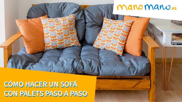 DIY: Crea tu propio sofá con palets de manera fácil y económica 7 diy crea tu propio sofa con palets de manera facil y economica