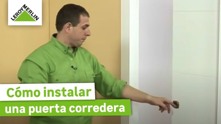 Guía paso a paso: cómo instalar una puerta corredera en tu hogar 1 guia paso a paso como instalar una puerta corredera en tu hogar